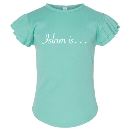 Islam is... Toddler Flutter Sleeve Tee Thumbnail