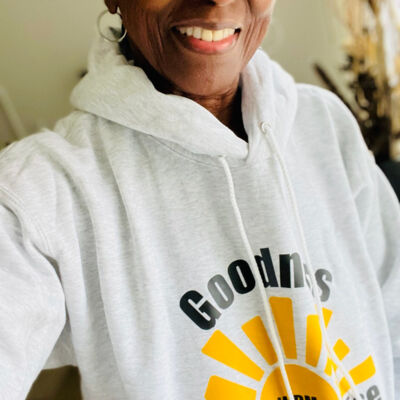 Goodness Is On the Rise Hooded Sweatshirt Thumbnail