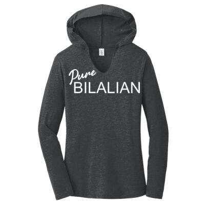 Pure Bilalian Pullover Ladies Triblend Hooded Sweatshirt Thumbnail