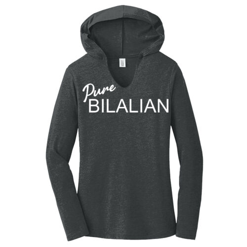 Pure Bilalian Pullover Ladies Triblend Hooded Sweatshirt Thumbnail