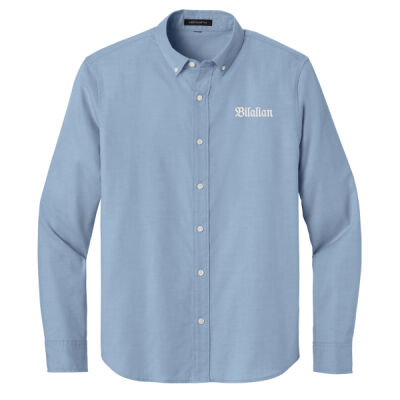Bilalian Embroidery  - Long Sleeve Modern Oxford Shirt Thumbnail