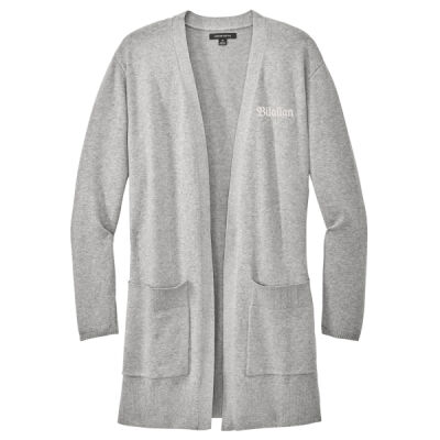 Bilalian Embroidery  - Women's Open Front Cardigan Sweater Thumbnail