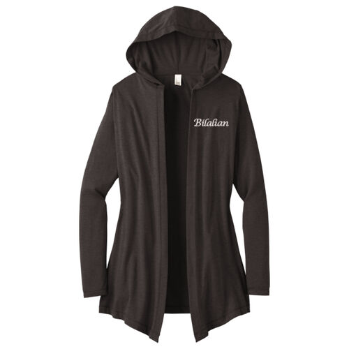 Bilalian Script Embroidered - Women's Perfect Tri ® Hooded Cardigan Thumbnail