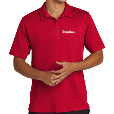 Bilalian Script Embroidered - PosiCharge ® Strive Polo Thumbnail