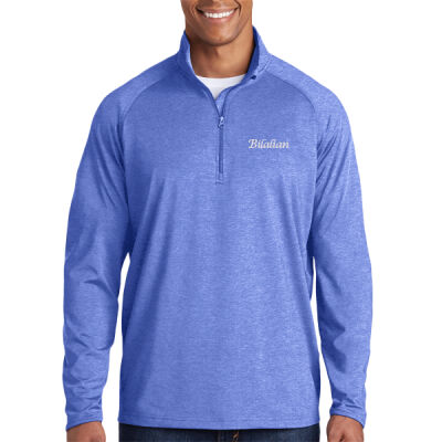 Bilalian Script Embroidered - Sport Wick ® Stretch 1/4 Zip Pullover Thumbnail